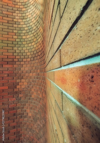 brick wall. stone background with light.