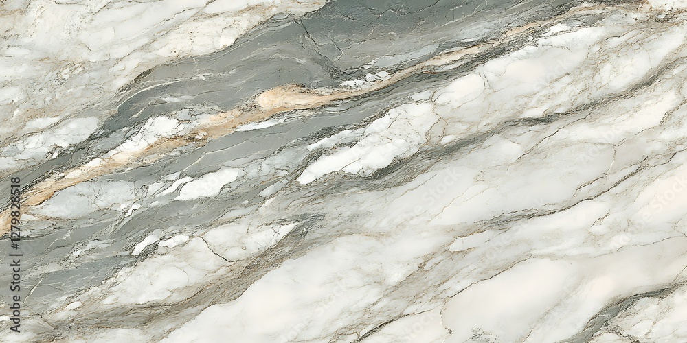 Obraz premium Abstract Gray and White Marble Texture