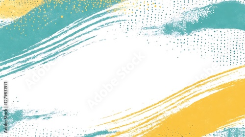 Abstract design with paint strokes and textures. Possible use for background image photo
