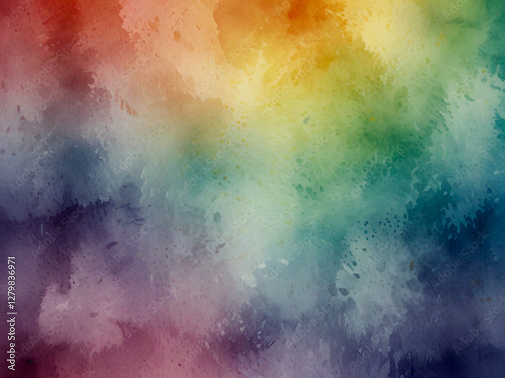 Fototapeta premium Watercolor Background with Soft Gradients for Creative Designs