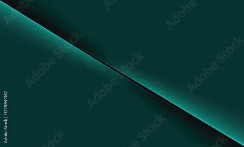 Abstract green background with diagonal stripes. Vector illustration for your design.