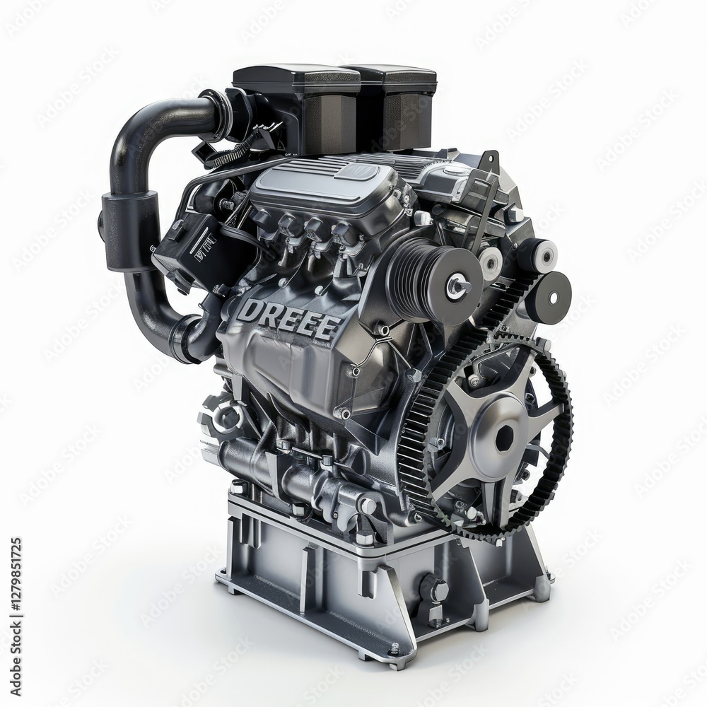 High Definition Image of a Photo Diesel, Isolated on a White Background High Definition Image of a Photo Diesel, Isolated on a White Background