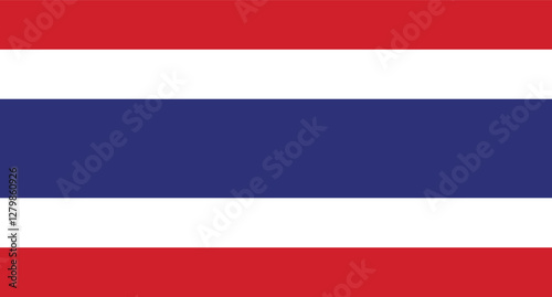 National flag of Thailand , Thailand flag , vector flat design and digital illustration Free Download National flag of Thailand , Thailand flag , vector flat design and digital illustration - GFXLoad