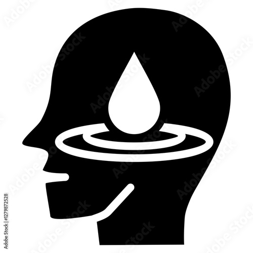 Concentration Glyph Icon