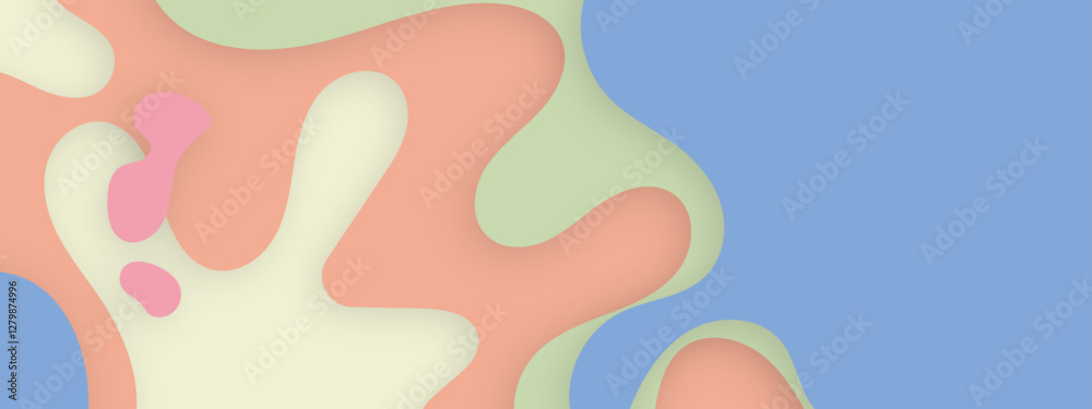 Stylish abstract colorful background in fluid style Stylish abstract colorful background in fluid style