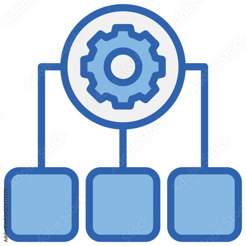 Field Specific Blue White Icon