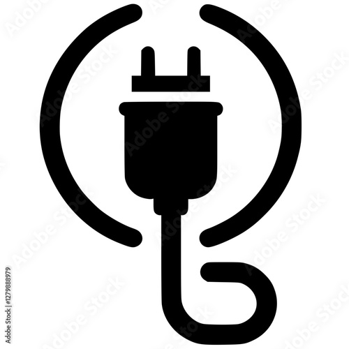 Charger logo silhouette