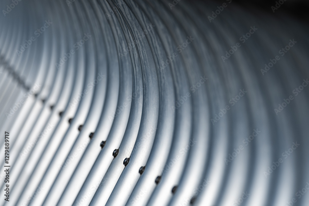 Obraz premium パイプが並んでいる背景