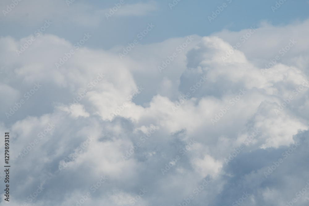 Naklejka premium 発達した雲をクローズアップして撮影