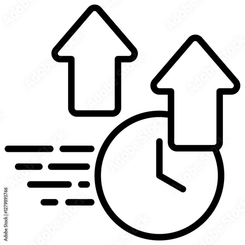 Acceleration Outline Icon
