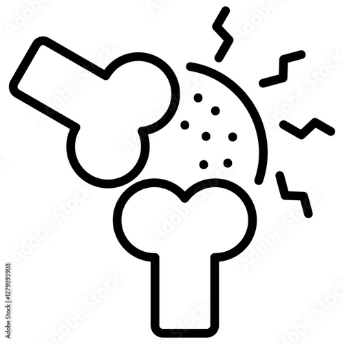 Cartilage Outline Icon