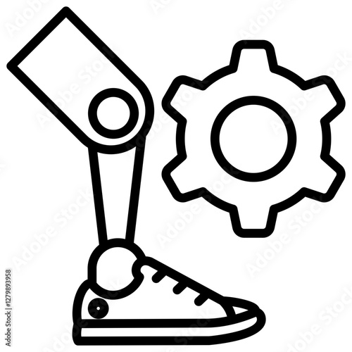 Prosthetic Outline Icon