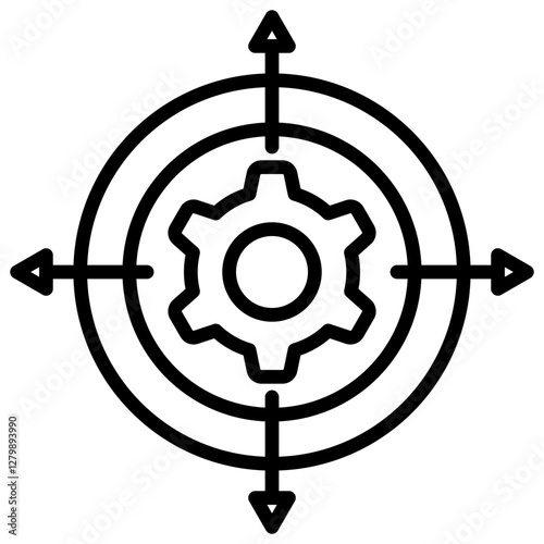 Impact Outline Icon