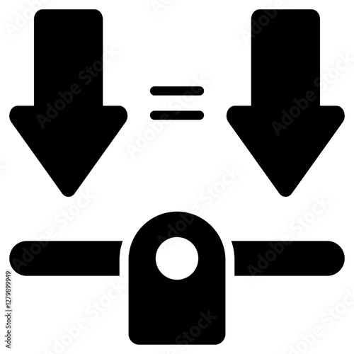Equilibrium Glyph Icon
