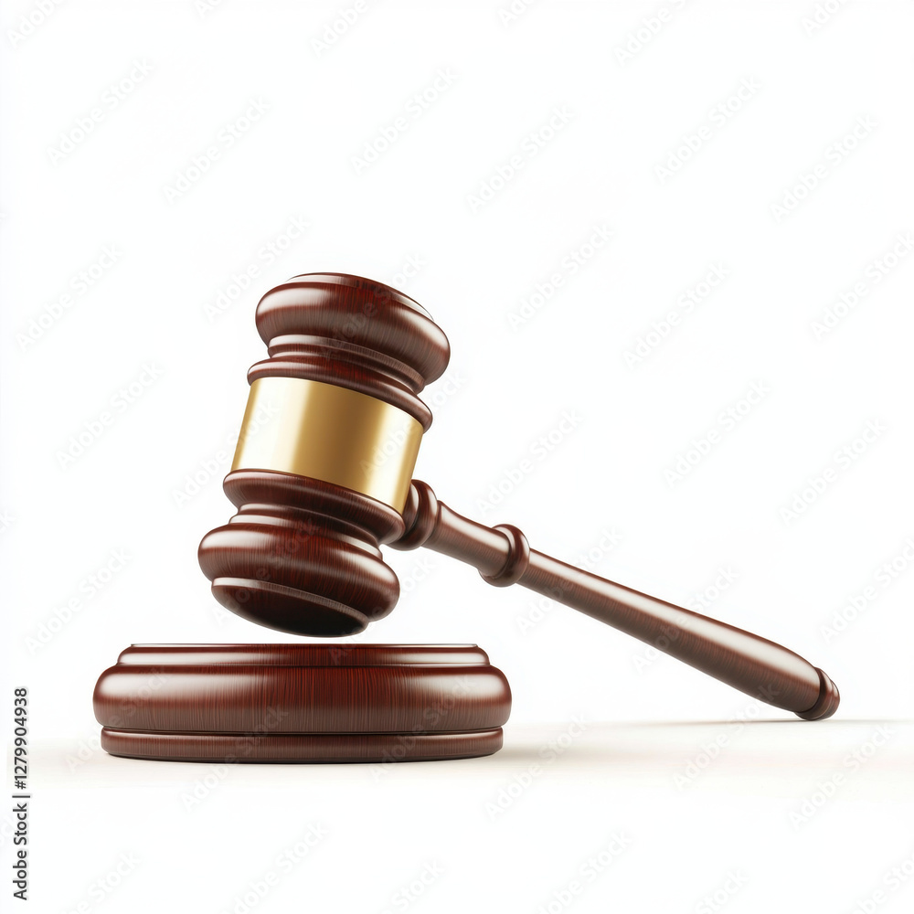 judge gavel resting on wooden block, symbolizing justice and authority. polished wood and gold accents convey sense of professionalism and seriousness in legal matters judge gavel resting on wooden block, symbolizing justice and authority. polished wood and gold accents convey sense of professionalism and seriousness in legal matters