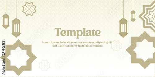ramadan kareem, ramadan mubarak Islamic Template the celebration