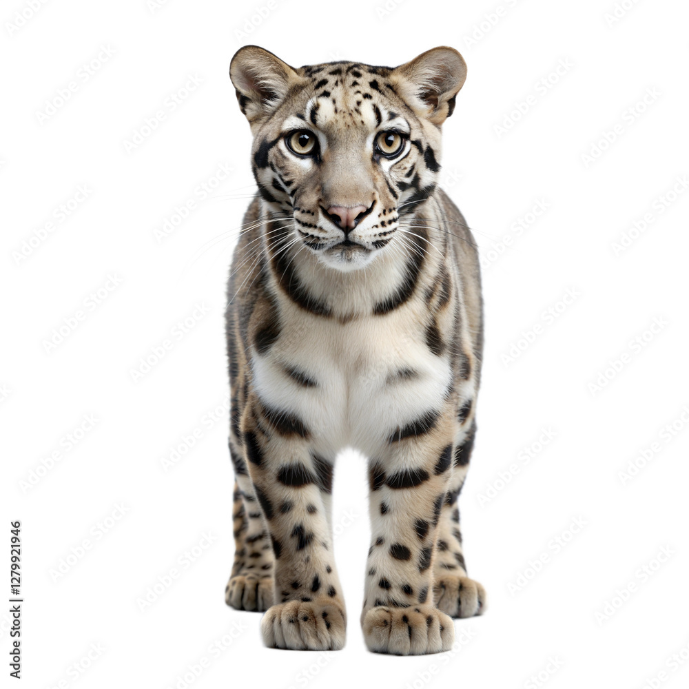 Obraz premium Clouded Leopard AI Generated Image