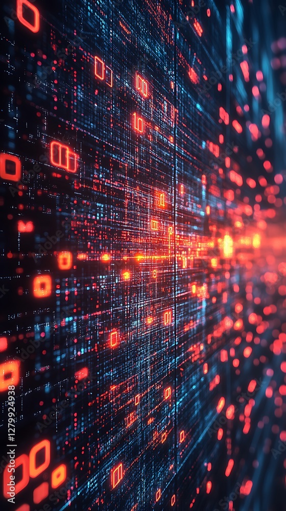 Data stream, digital flow, network, technology, abstract background, tech concept Data stream, digital flow, network, technology, abstract background, tech concept