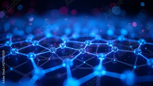 fiber optics background with lots light spots
