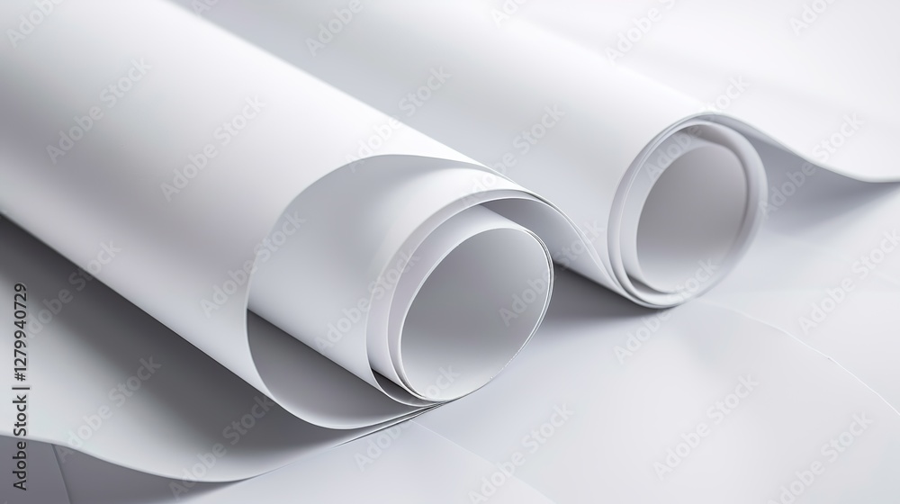 Fototapeta premium Paper texture background featuring a premium pearl surface with elegant layers, clean structure, and a glossy finish. This background is perfect for adding a touch of sophistication and refinement to