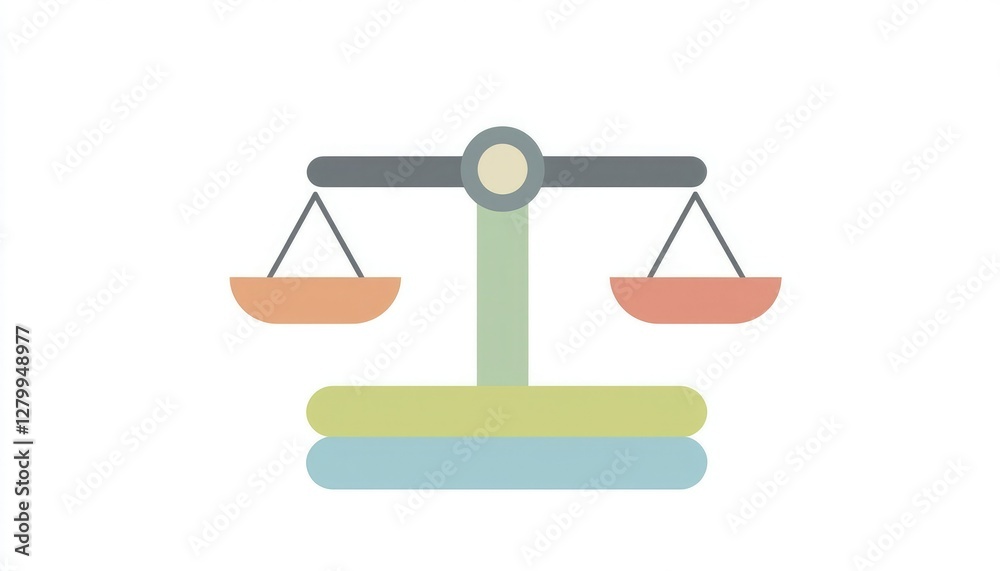 A simplified representation of a balance scale, symbolizing equality, justice, and fairness in decision-making. A simplified representation of a balance scale, symbolizing equality, justice, and fairness in decision-making.