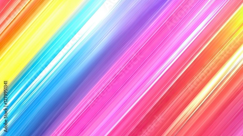 Abstract diagonal vibrant colors photo