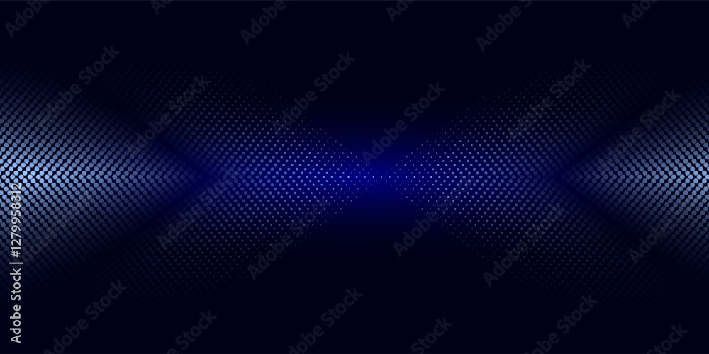 3D blue techno abstract background overlap layer on dark space with glowing dots shape decoration. 3D blue techno abstract background overlap layer on dark space with glowing dots shape decoration.