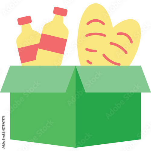 Food Donation Illustration
