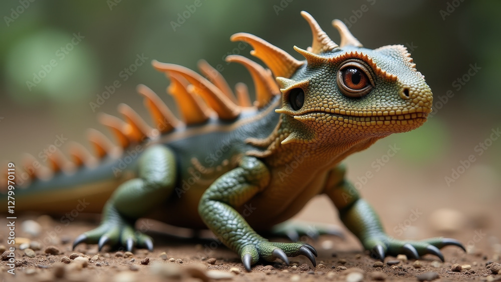 Fantasy Lizard Reptile Dragon CGI 3D - Fantasy art Fantasy Lizard Reptile Dragon CGI 3D - Fantasy art