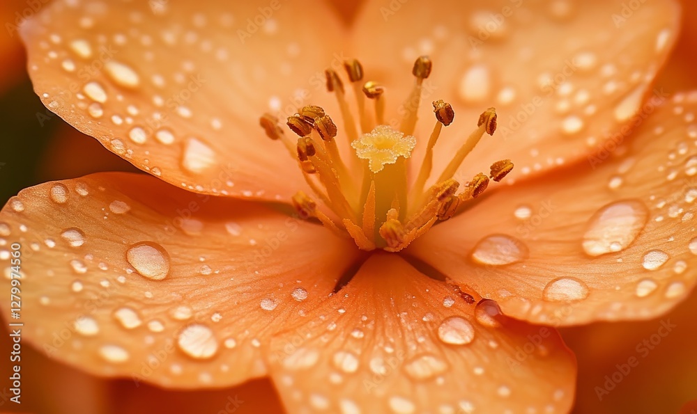yellow flower with water drops, Generative AI yellow flower with water drops, Generative AI