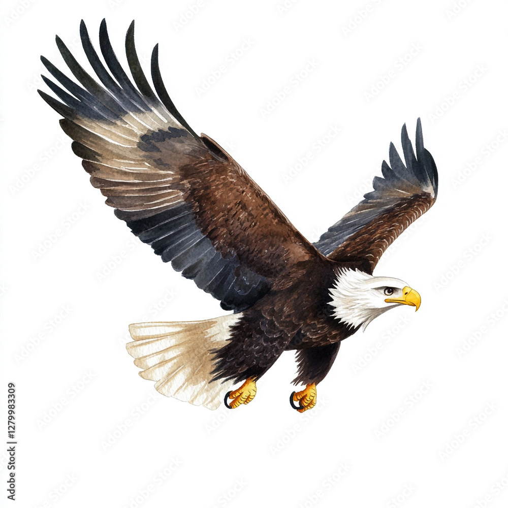 Majestic Eagle Soaring High in a Clear Blue Sky Minimalist Aesthetic with Focus on Freedom and Nature's Beauty Perfect for Wildlife and Bird Photography Enthusiasts Majestic Eagle Soaring High in a Clear Blue Sky Minimalist Aesthetic with Focus on Freedom and Nature's Beauty Perfect for Wildlife and Bird Photography Enthusiasts