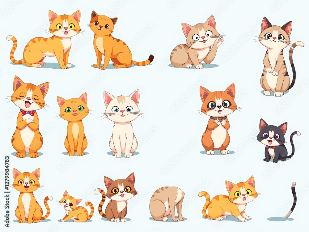 Fototapeta Adorable Playful Kittens Engaging in Mischievous Activities in a Cozy Indoor Environment Full of Joy