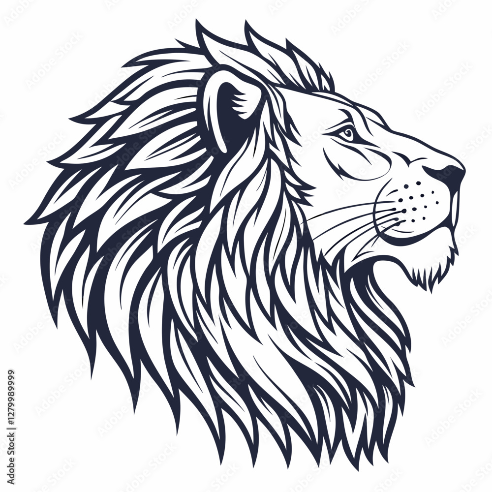 Fototapeta premium Angry Lion Esports Mascot Logo Vector | Gaming Illustration