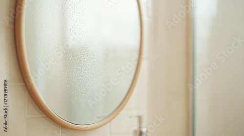 Minimalist Mirror: A serene...