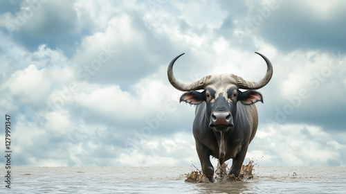 Majestic Cape Buffalo: A po...