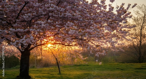 Beautiful Cherry Blossom Background