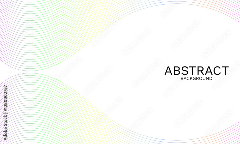 Gradient spectral wave backdrop for presentation templates and design