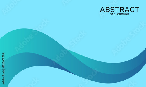 Serene gradient waves background, creating a tranquil and calm atmosphere