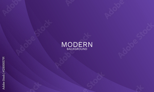 Elegant purple Abstract Background with Smooth Dynamic Curves