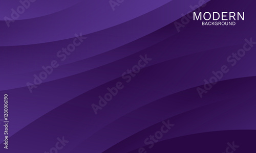 Elegant purple Abstract Background with Smooth Dynamic Curves