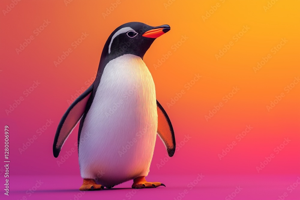 Fototapeta premium Charming Adélie Penguin