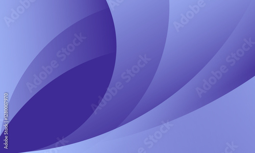 Elegant Purple Abstract Background with Smooth Dynamic Curves