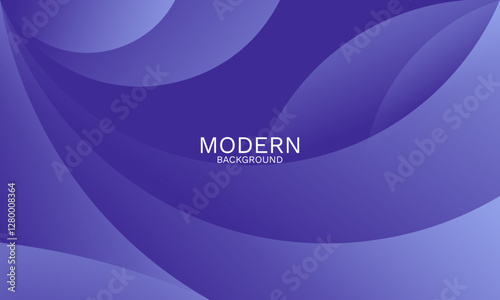 Elegant Purple Abstract Background with Smooth Dynamic Curves