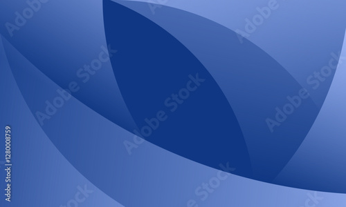 Elegant Blue Abstract Background with Smooth Dynamic Curves