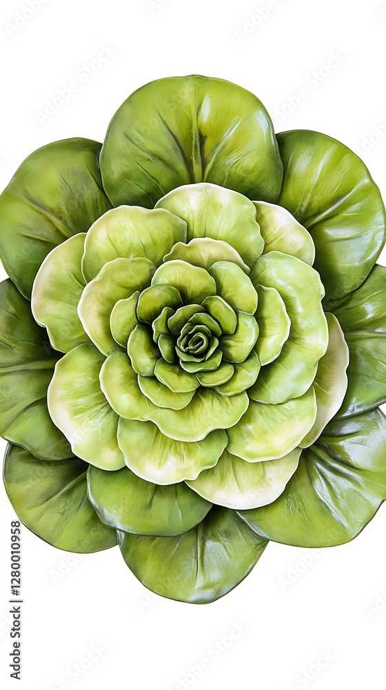 Obraz premium Decorative green floral wall art