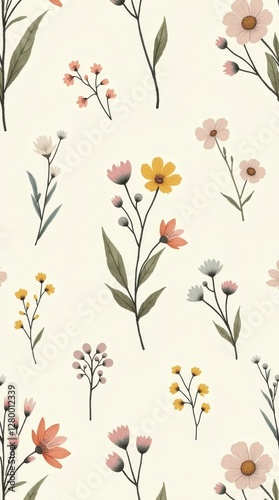 Floral patterned background