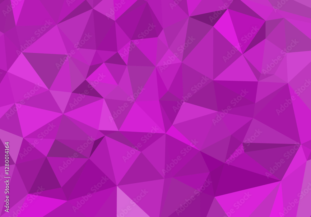 Obraz premium Abstract multifaceted background in shades of vibrant purple color