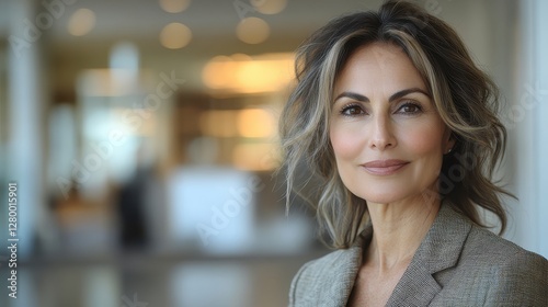 Wallpaper Mural Confident Mature Woman in Modern Office Setting Torontodigital.ca