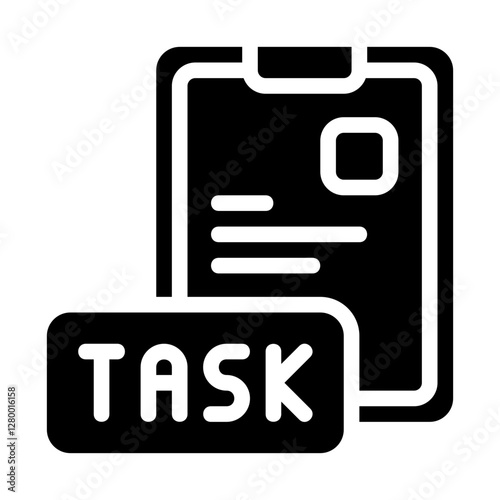 Briefing Solid Icon