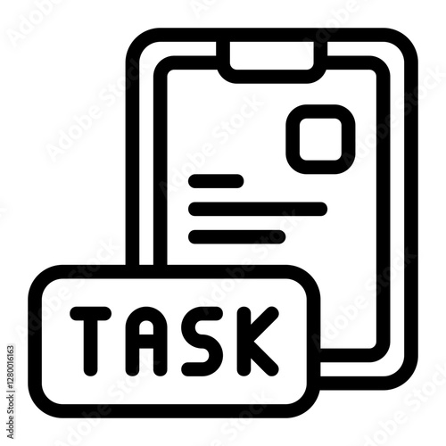 Briefing Line Icon
